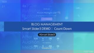 Smart Slider3：demo-Live / カウントダウン要素