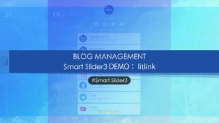 Smart Slider3：demo-lit link風SNSメインページ